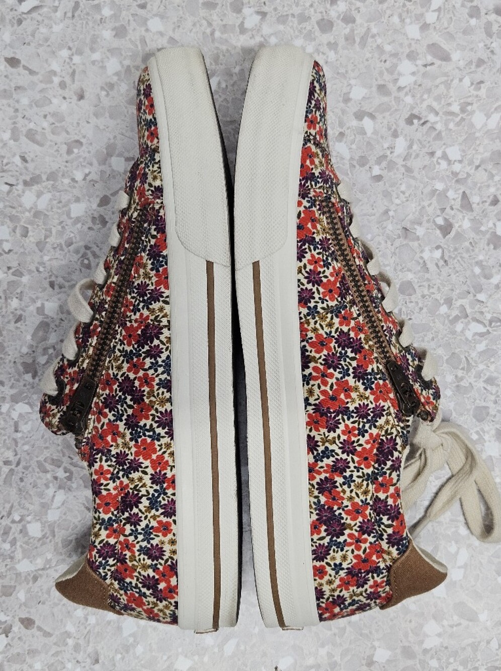 TAOS Z Soul Floral Canvas Sneakers Size 8.5 Streetwear - Picture 7 of 9